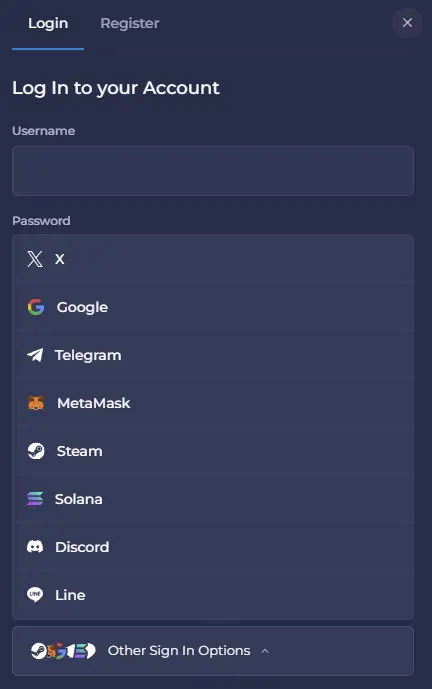 Hoe in te loggen bij Rainbet Casino